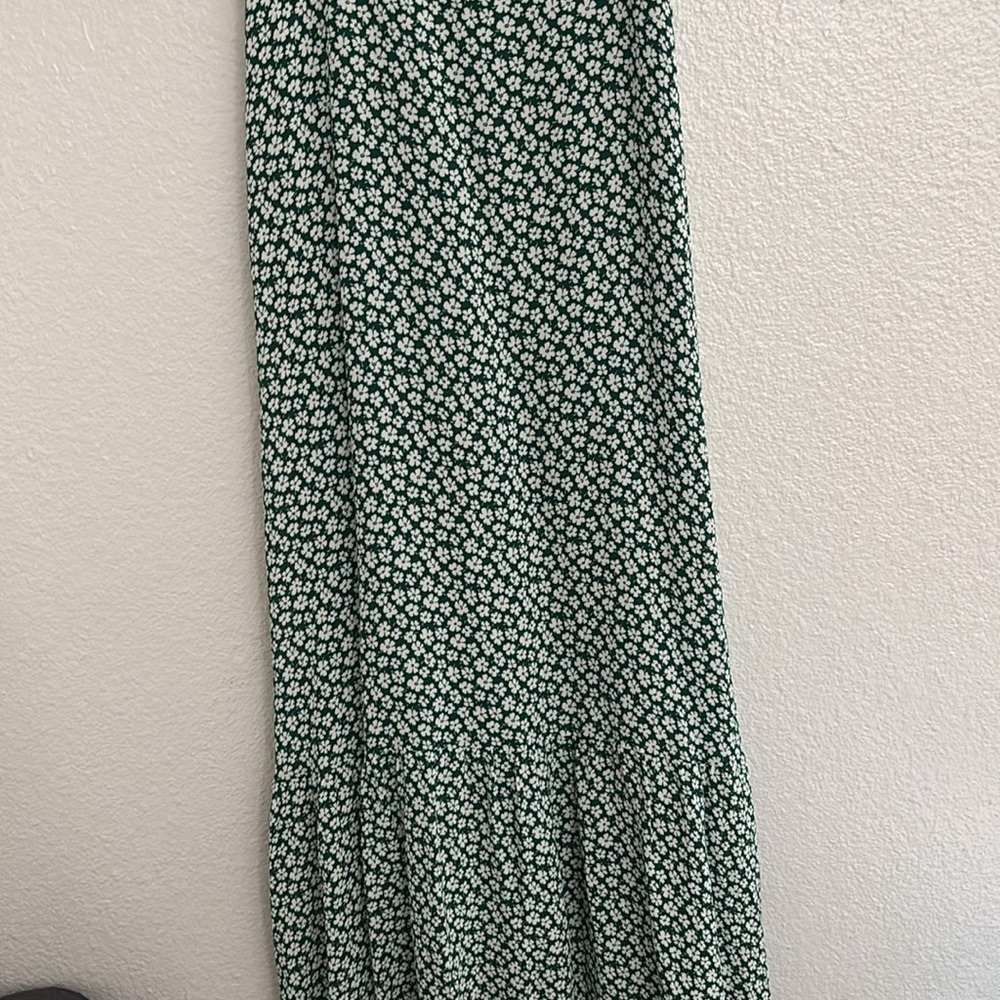 Reformation Nikita Floral Green Dress - Picture 4 of 12